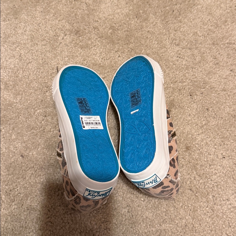 Blowfish Malibu Tan Leopard Print Women's Sneakers - Picture 4 of 6